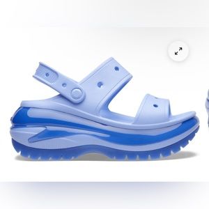 Crocs Mega Crush - Moon Jelly - US Women’s 8; Brand New with Tags